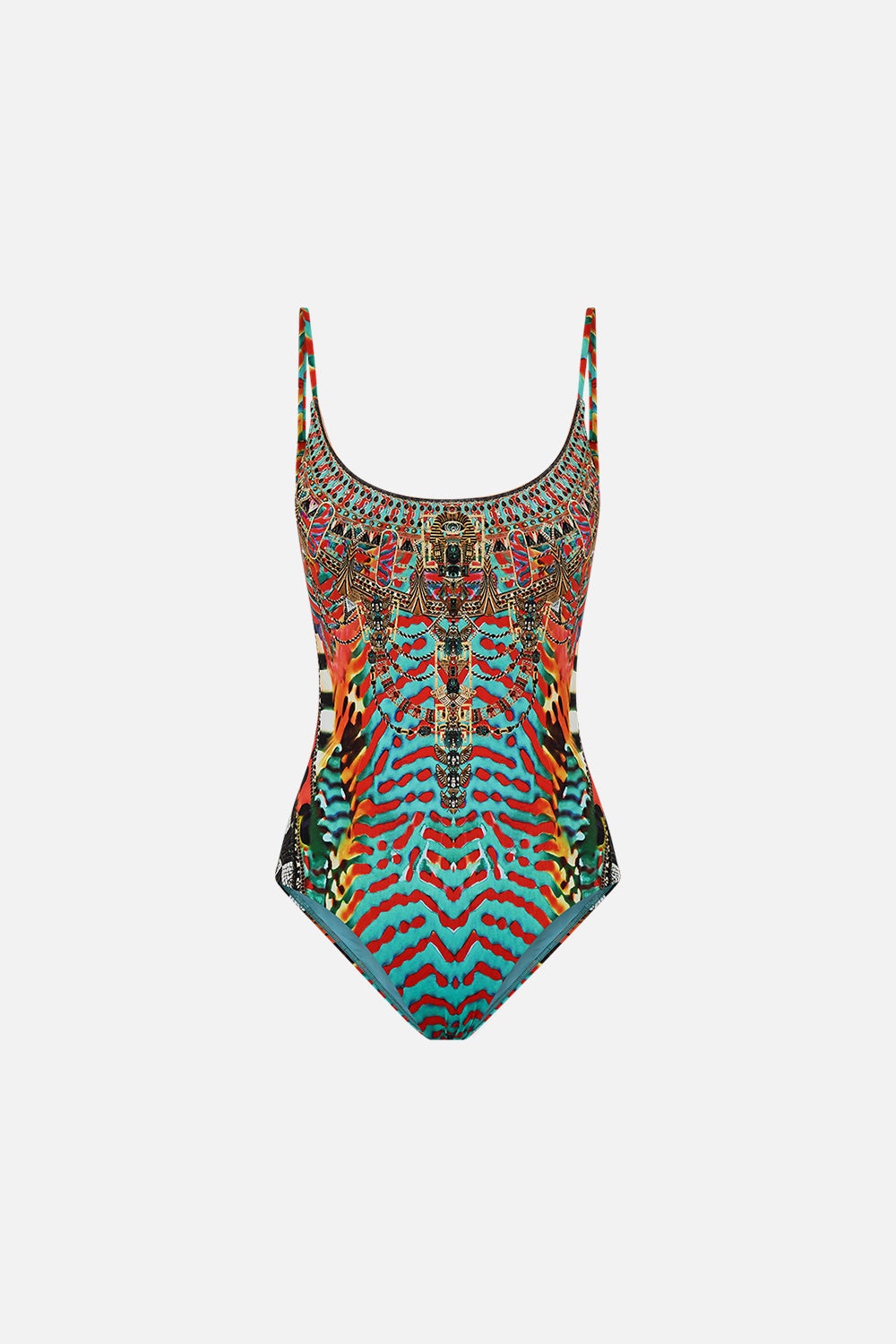 SCOOP NECK ONE PIECE - 1