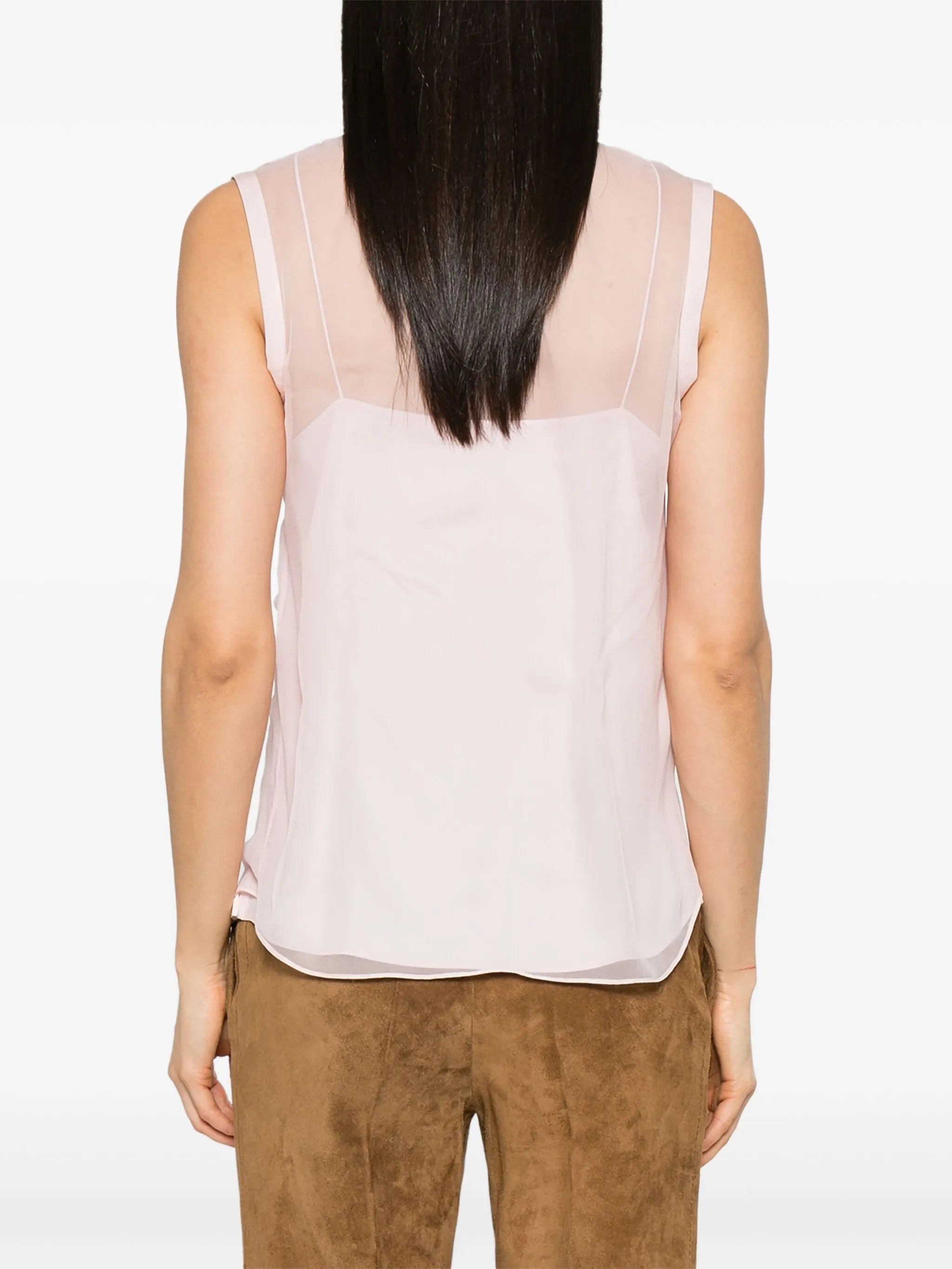 Silk Chiffon Shirt - 5