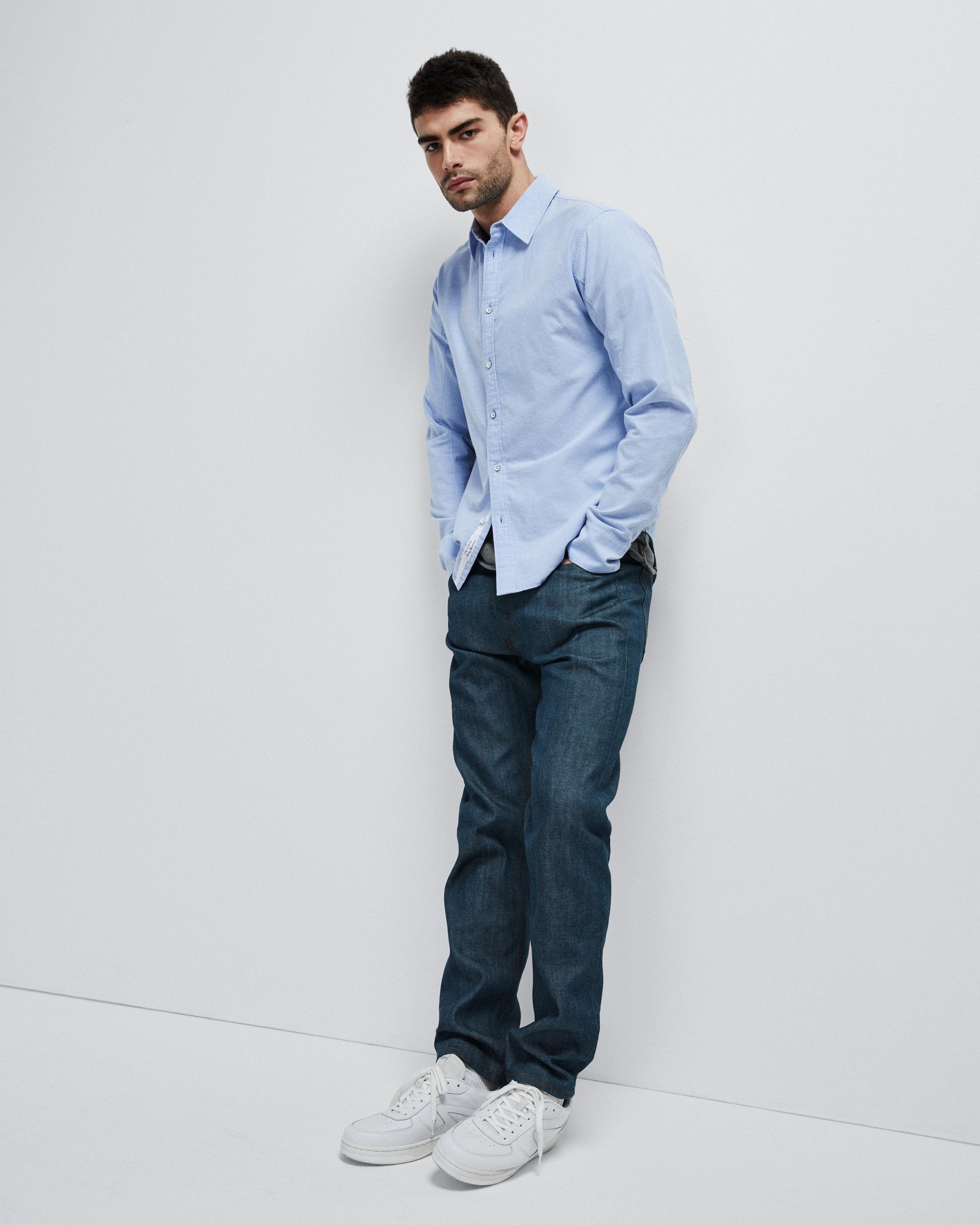 Fit 4 - Raw
Straight Fit Mid Indigo Rigid Jean - 6