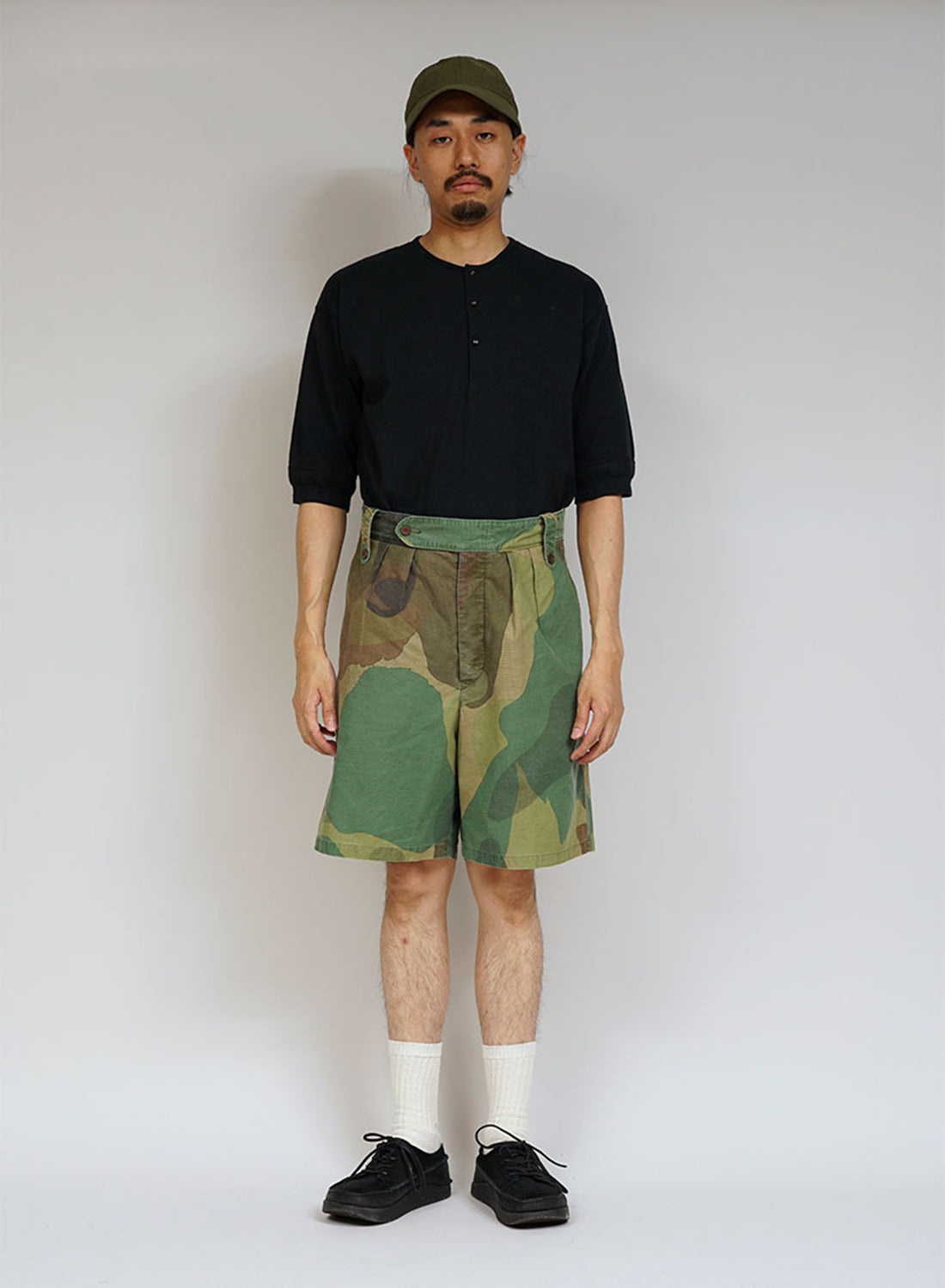 50s Battle Dress Short Camo in Green - 2