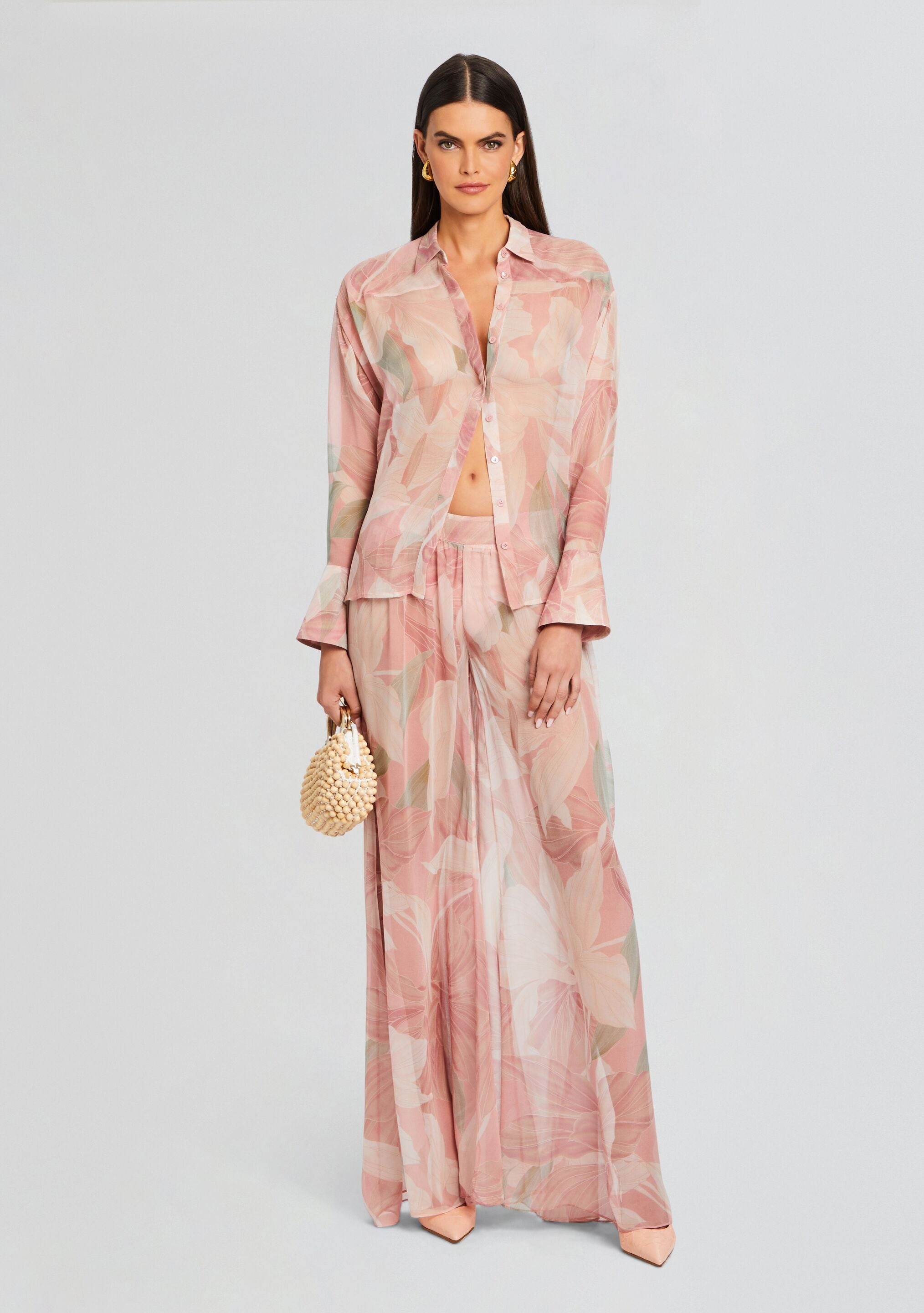 ZECA SILK CHIFFON PANT - 2