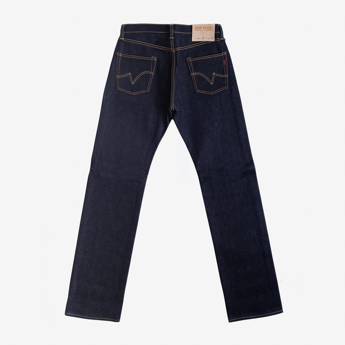 IH-634S-UHR 21/23oz Raw Selvedge Denim Straight Cut Jeans - Indigo - 5