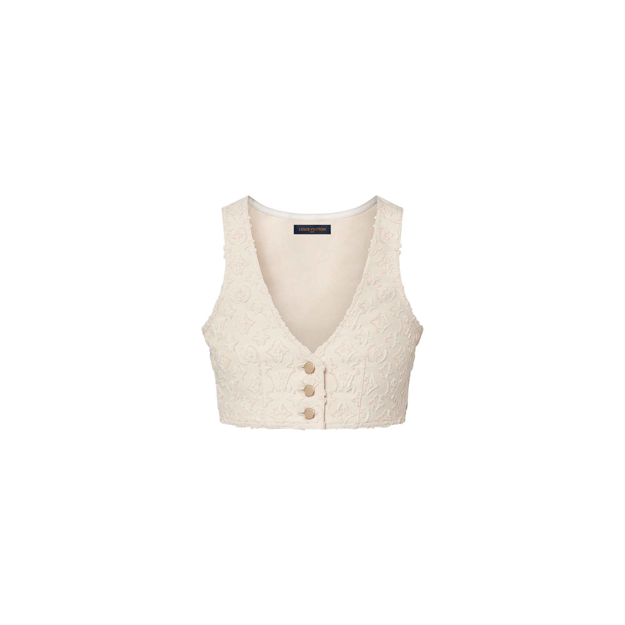 Monogram Fil Coupé Crop Top - 1