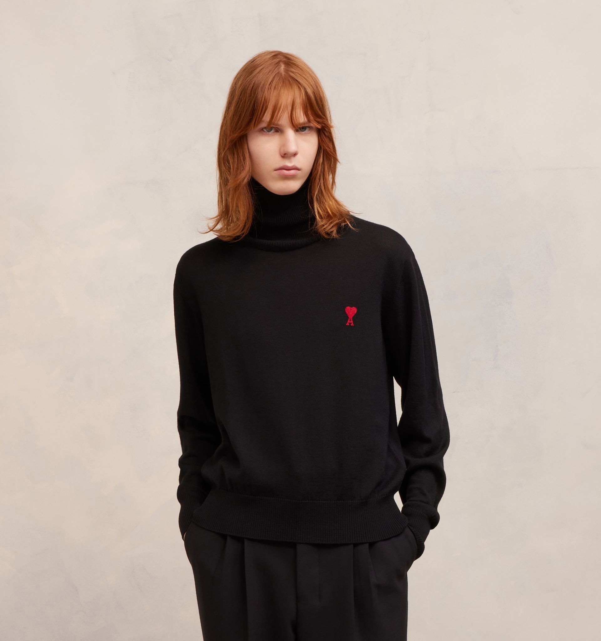 Louis Vuitton Paris Size M 100% Merino Wool Black Sweater Women Top Quality  
