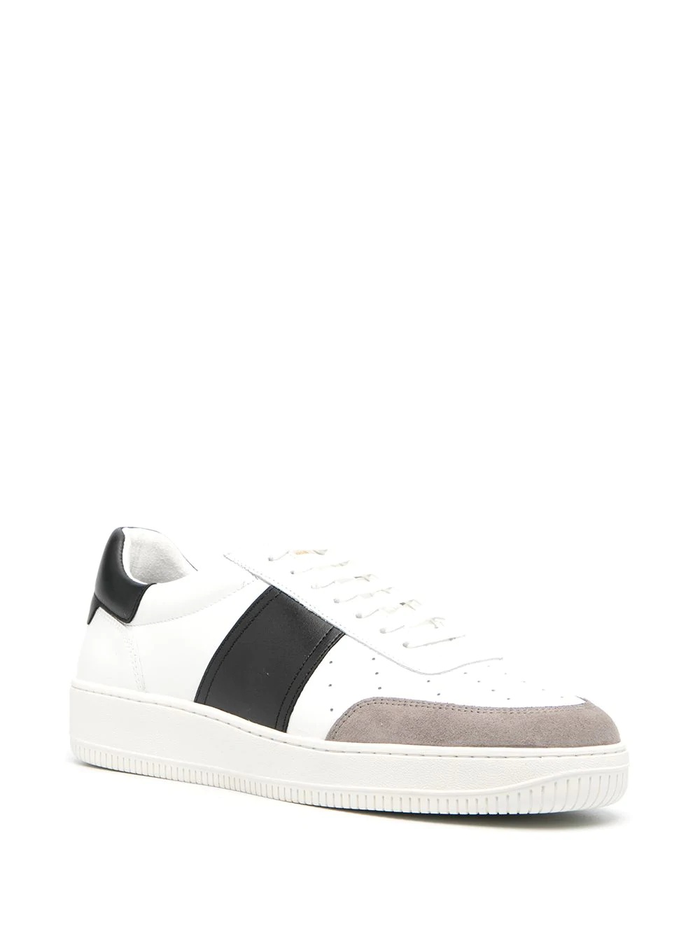 panelled low-top sneakers - 2