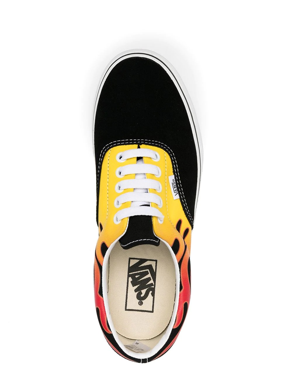 flame low-top sneakers - 4