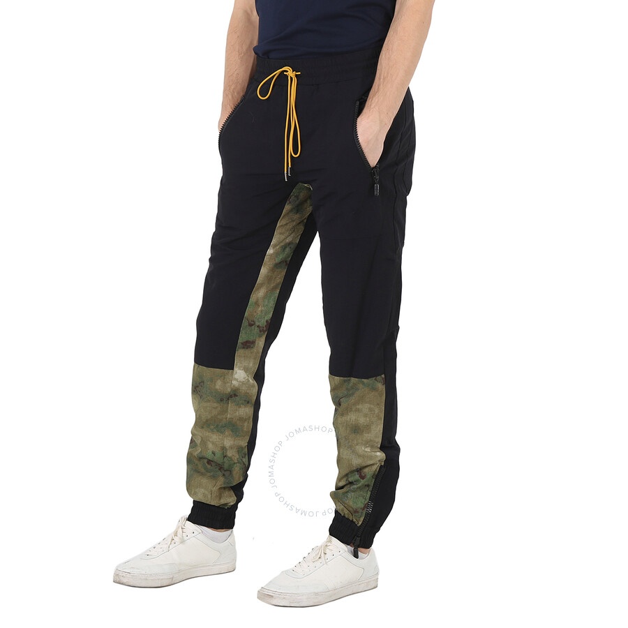 Rhude Black / Camo Nylon Jogger Pants - 4