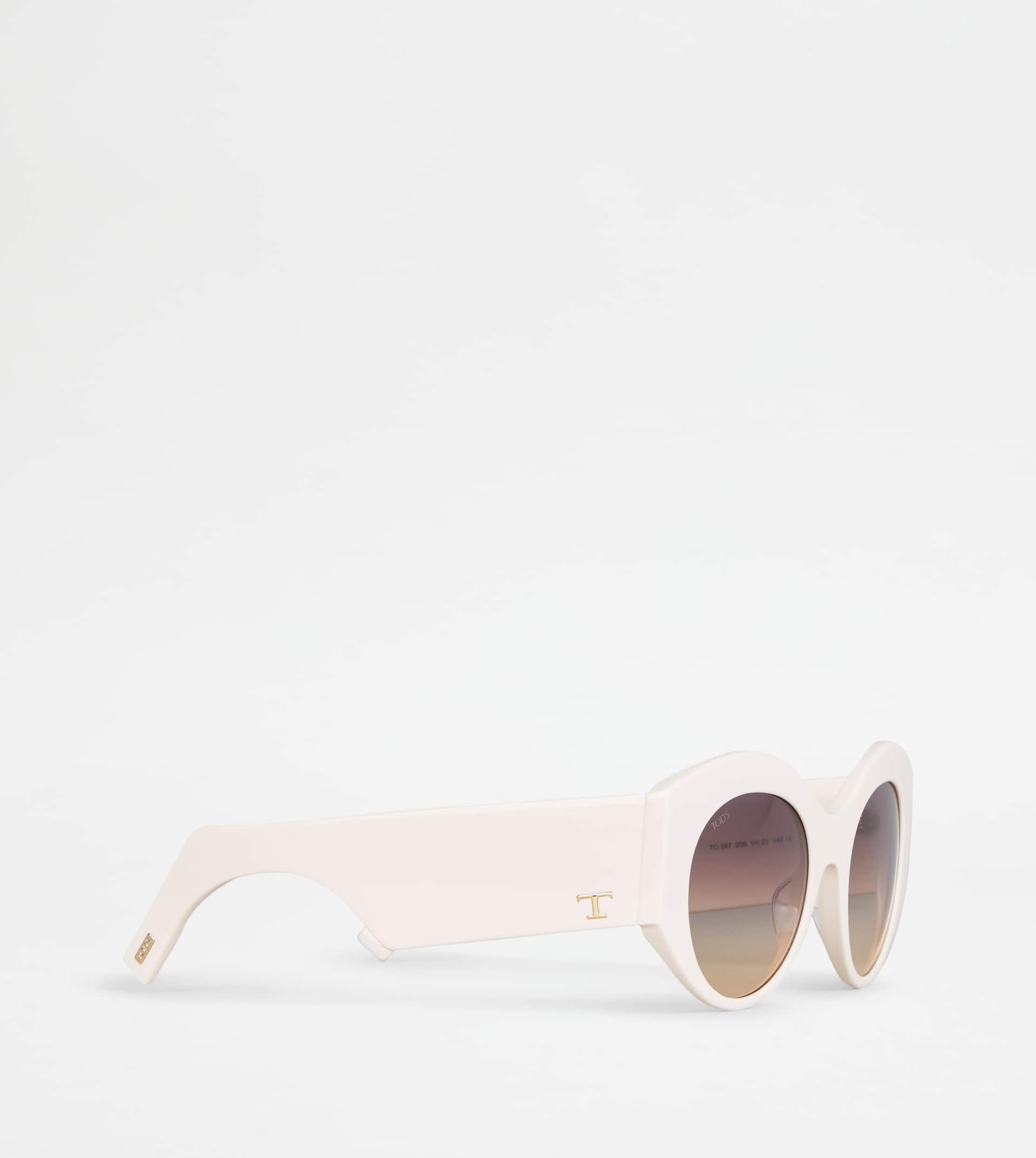 ROUNDED SUNGLASSES - WHITE - 3