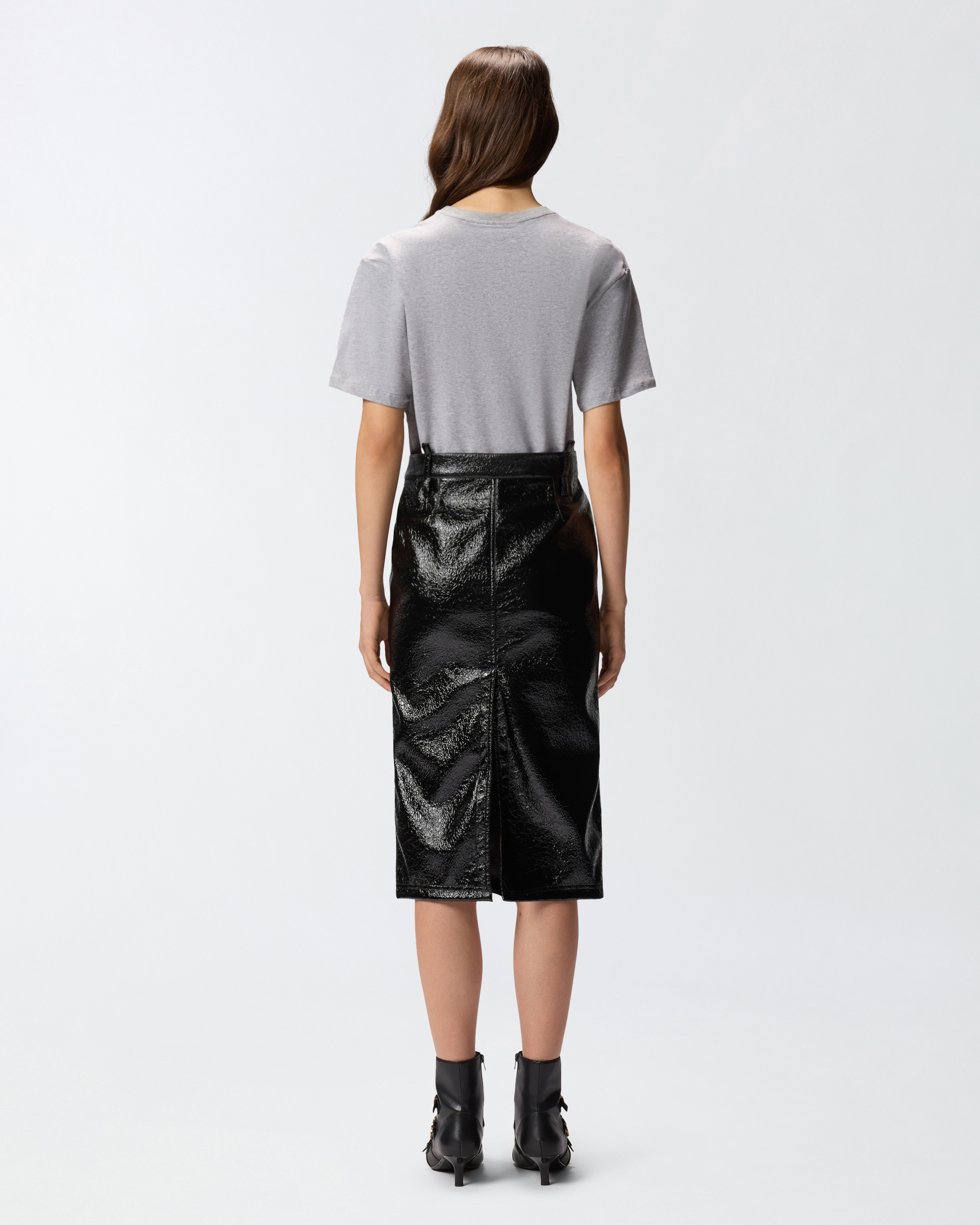 PRINTED MELANGE T-SHIRT - 4