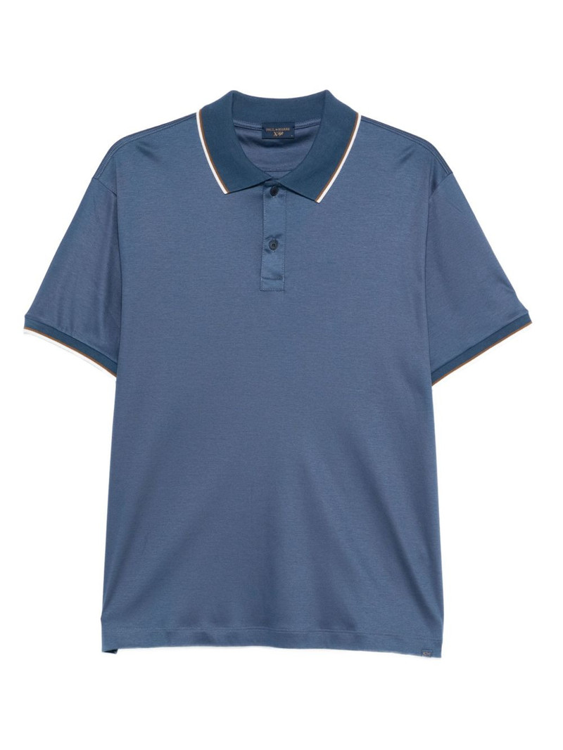 tipped polo shirt 1