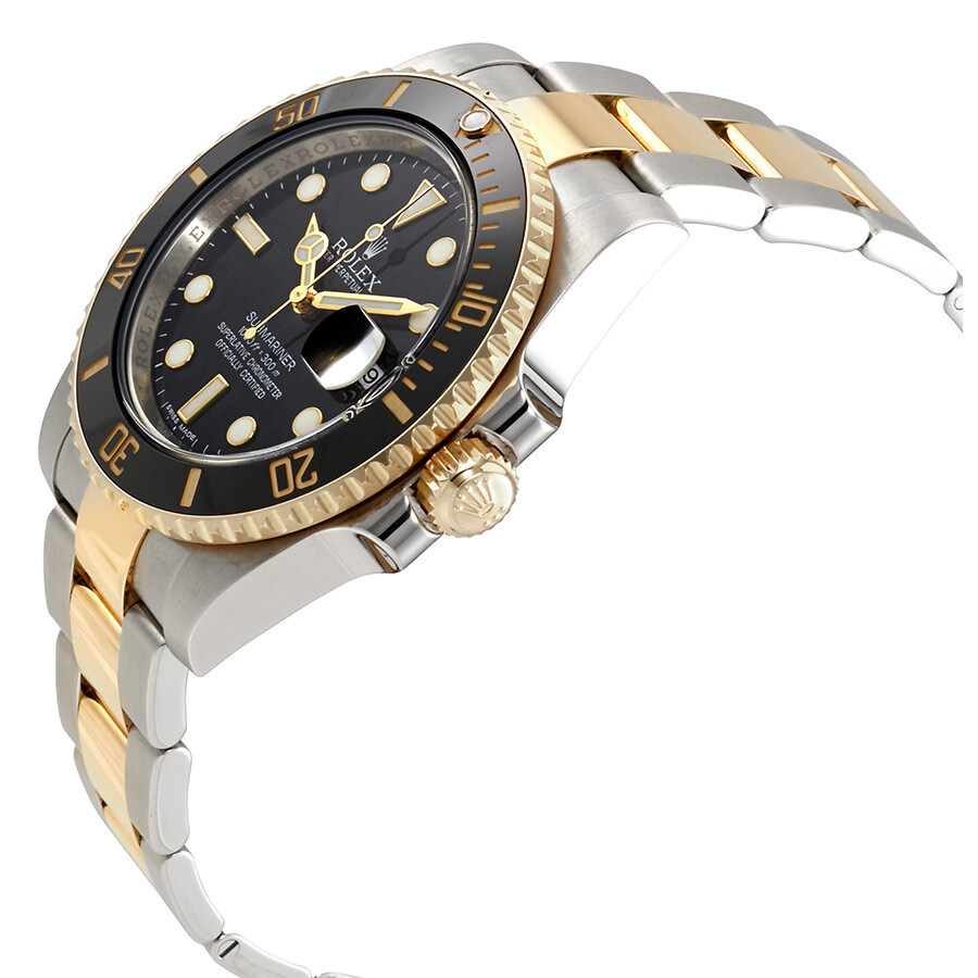 Pre-owned Rolex Submariner Black Dial 40mm Steel and 18kt Gold Men's Watch 116613BKSO - 2