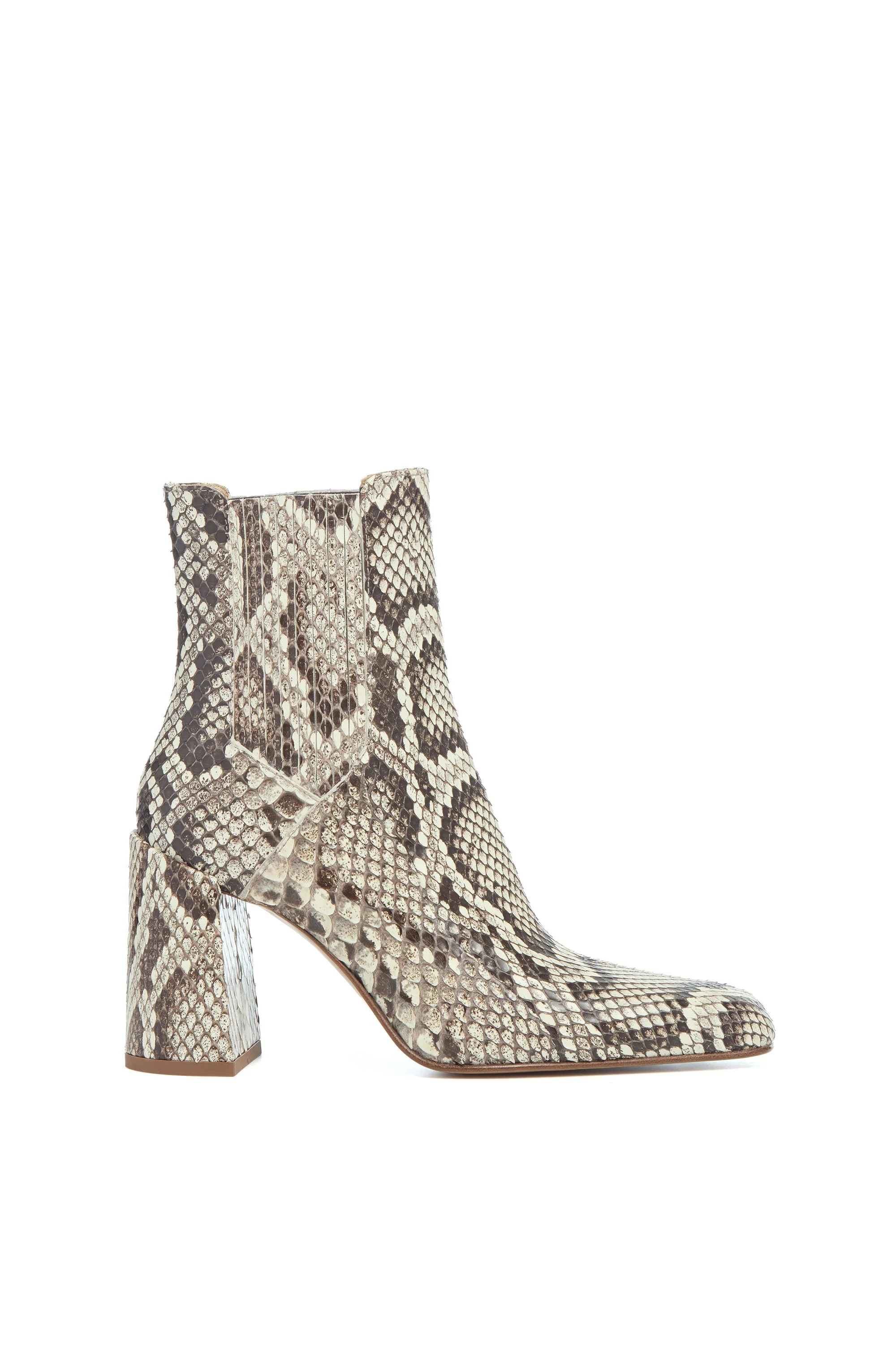 Luke Boot in Black & White Inversa™ Snakeskin - 1