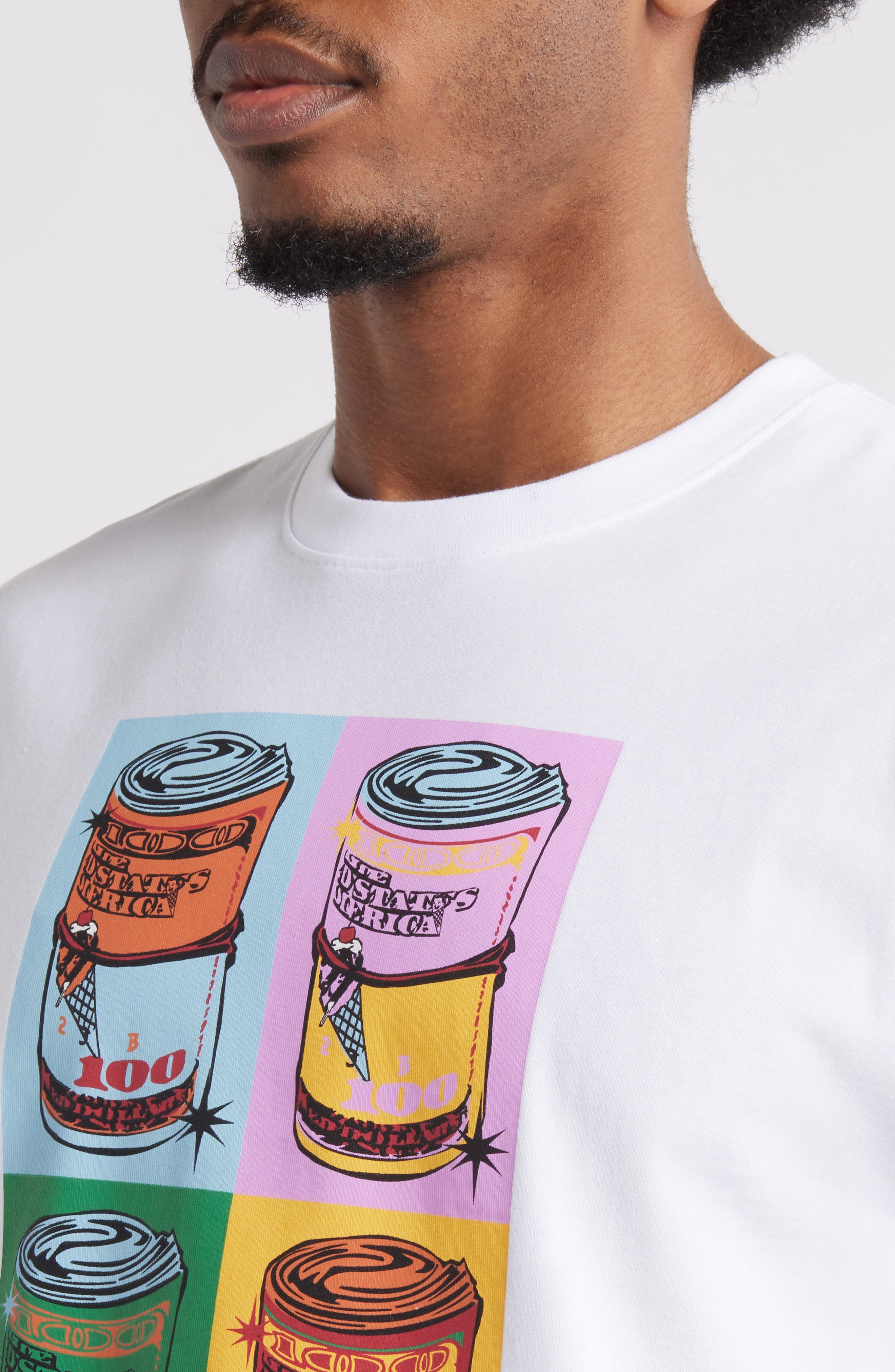 ICECREAM Warbucks Graphic T-Shirt in White at Nordstrom - 4