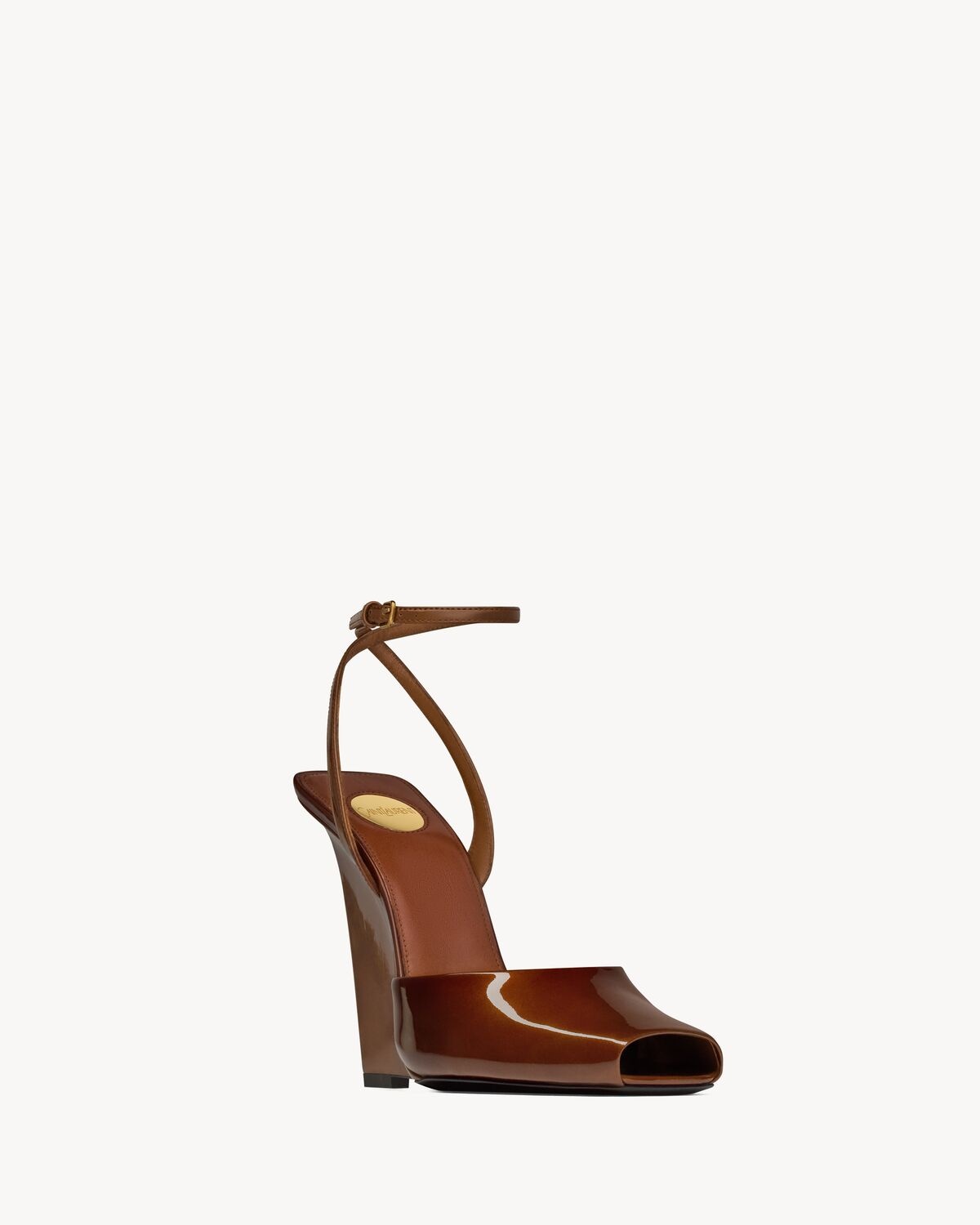 LA SCANDALE WEDGES IN PATENT LEATHER - 3