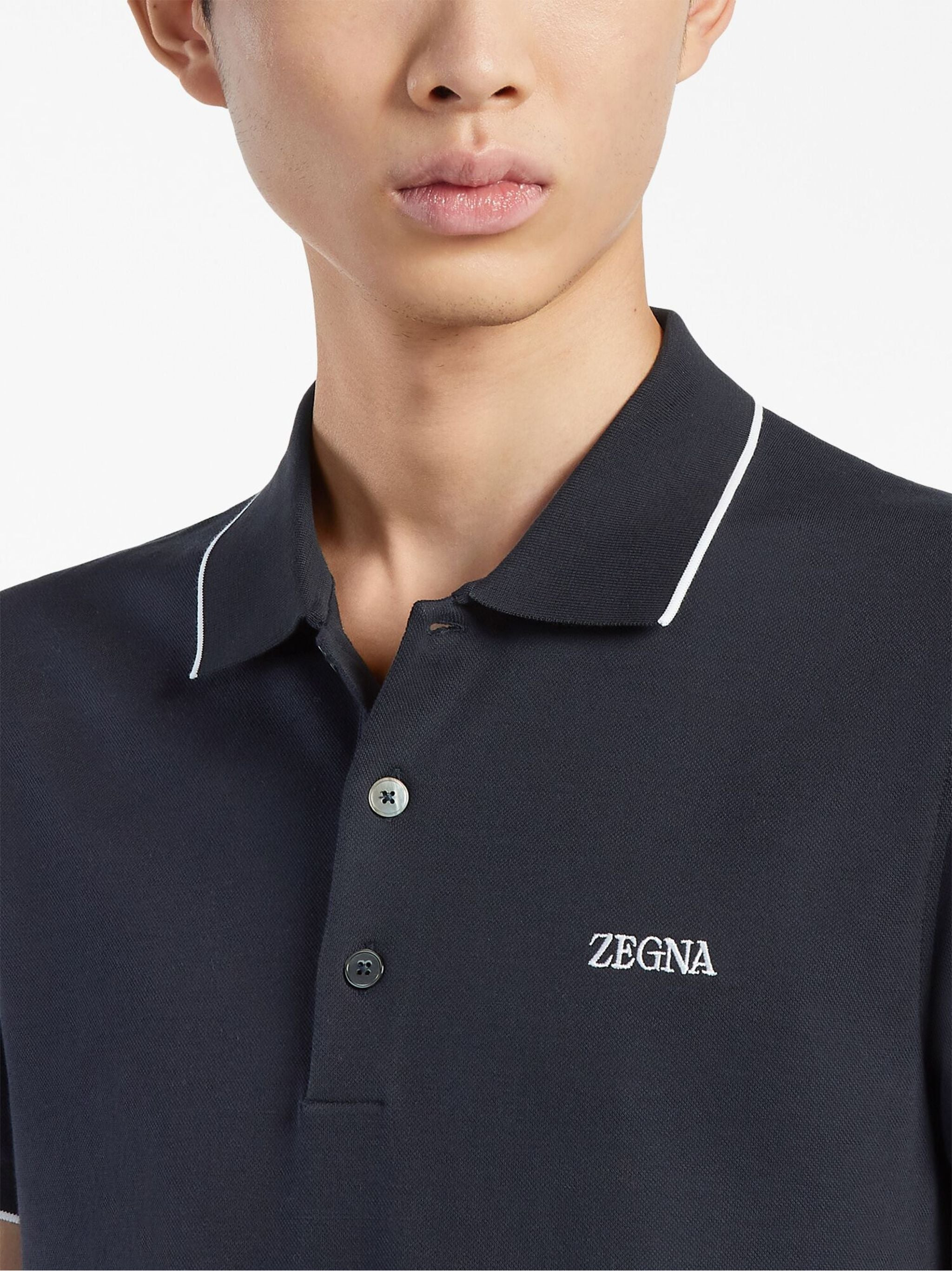 Zegna Stretch-cotton Polo Shirt - 5