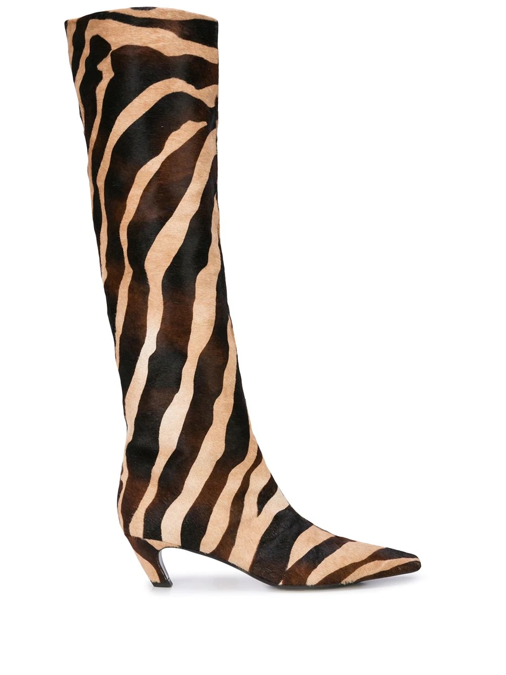 The Knee-High zebra print boots - 1