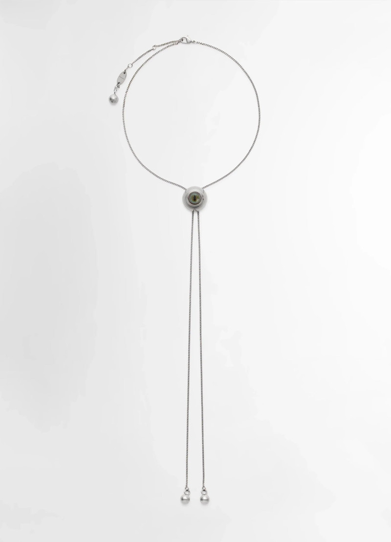 CAT EYE RATTLE BOLO TIE 1