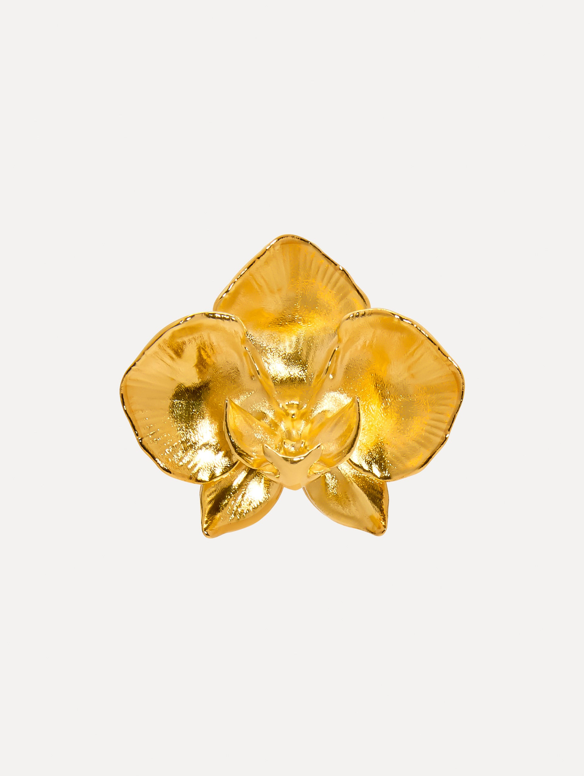 LARGE ORCHID BROOCH - 1