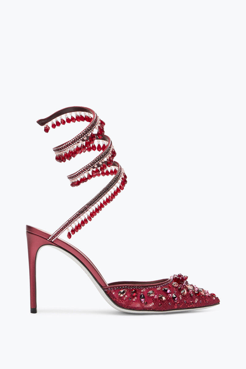 Chandelier Crystal Ruby Red Pump 100 1
