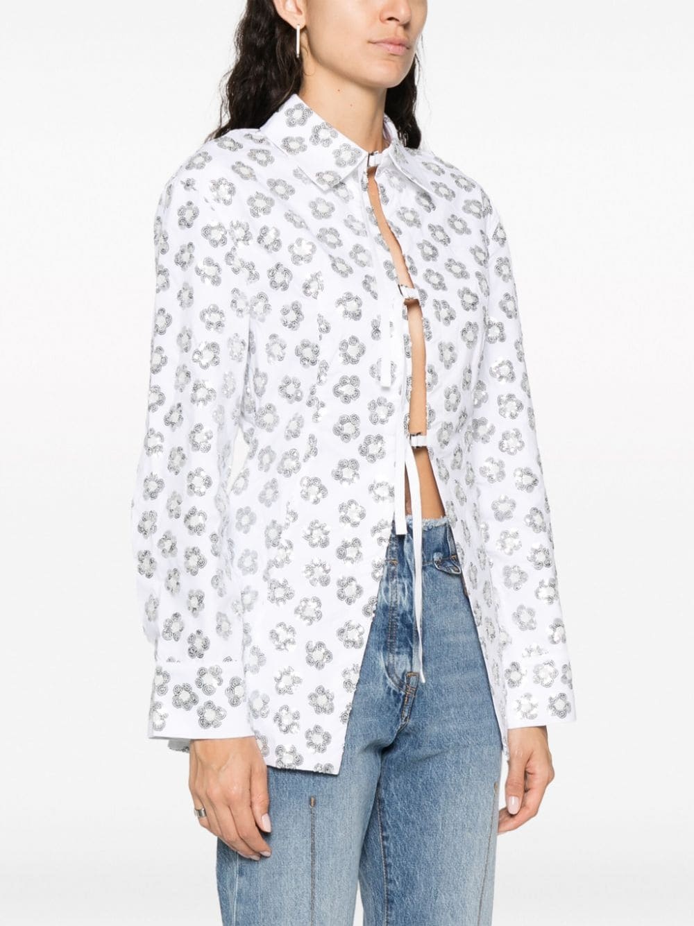 La Chemise Lavoir BrodÃ©e embellished shirt - 3