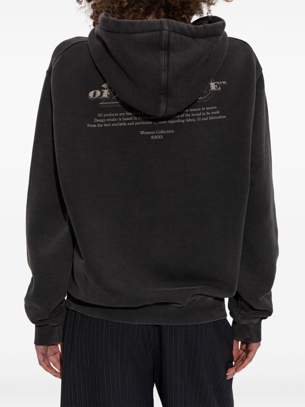 graphic print hoodie - 4