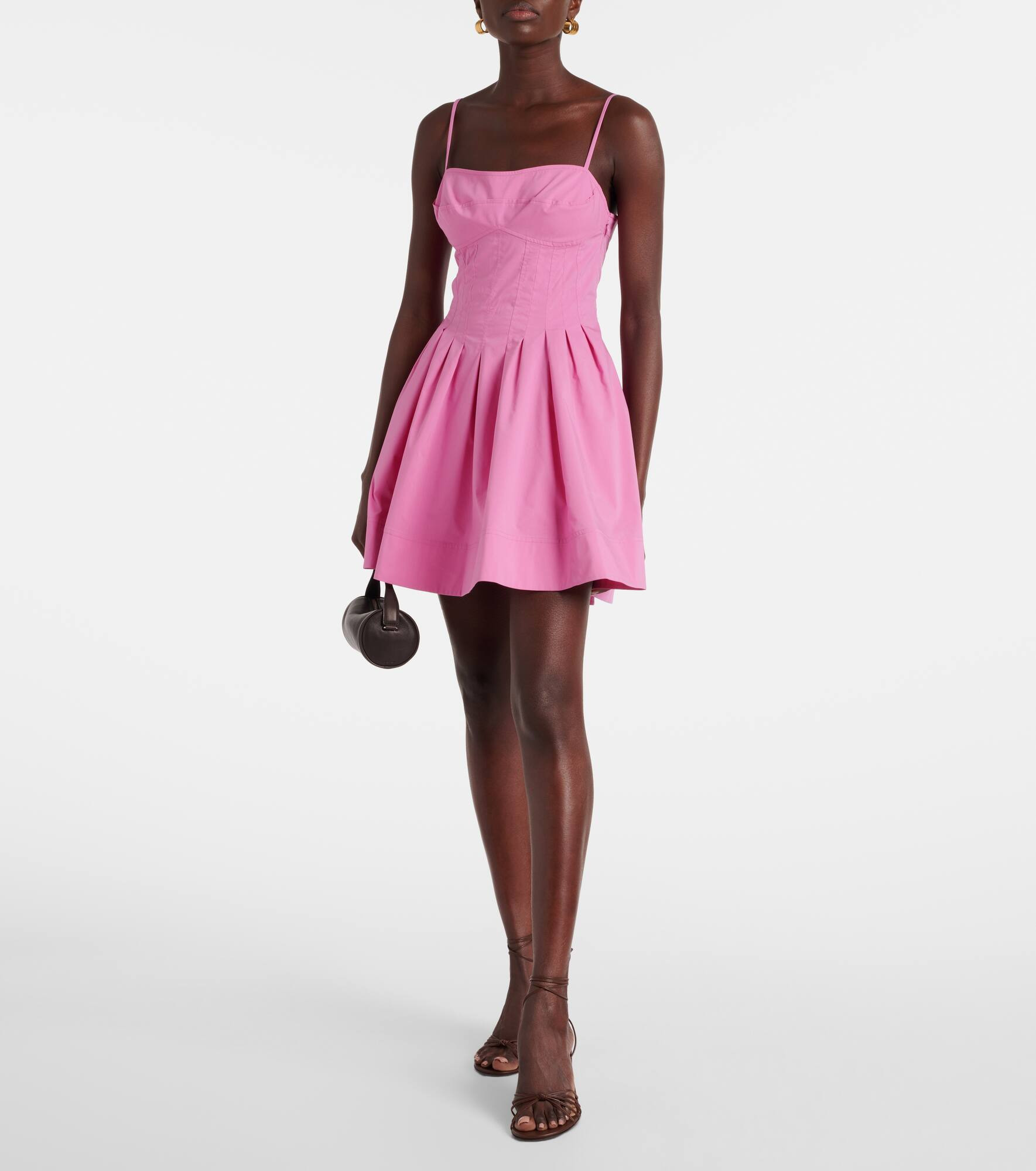 Kitt cotton-blend minidress - 2