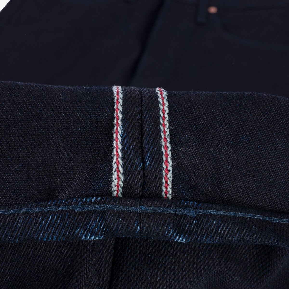 IH-555S-14ii 14oz Selvedge Denim Super Slim Cut Jeans - Indigo/Indigo - 12
