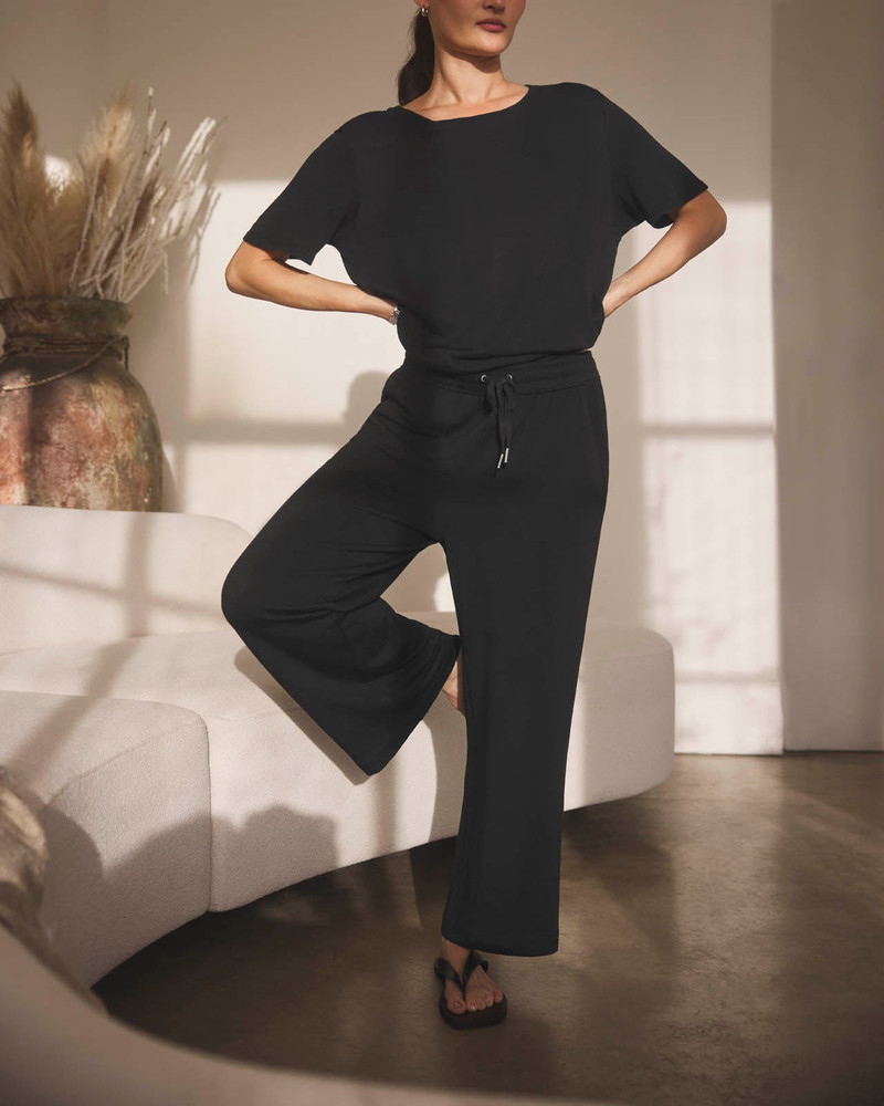 Splendid Supersoft Crop Wide Leg Pant outlook