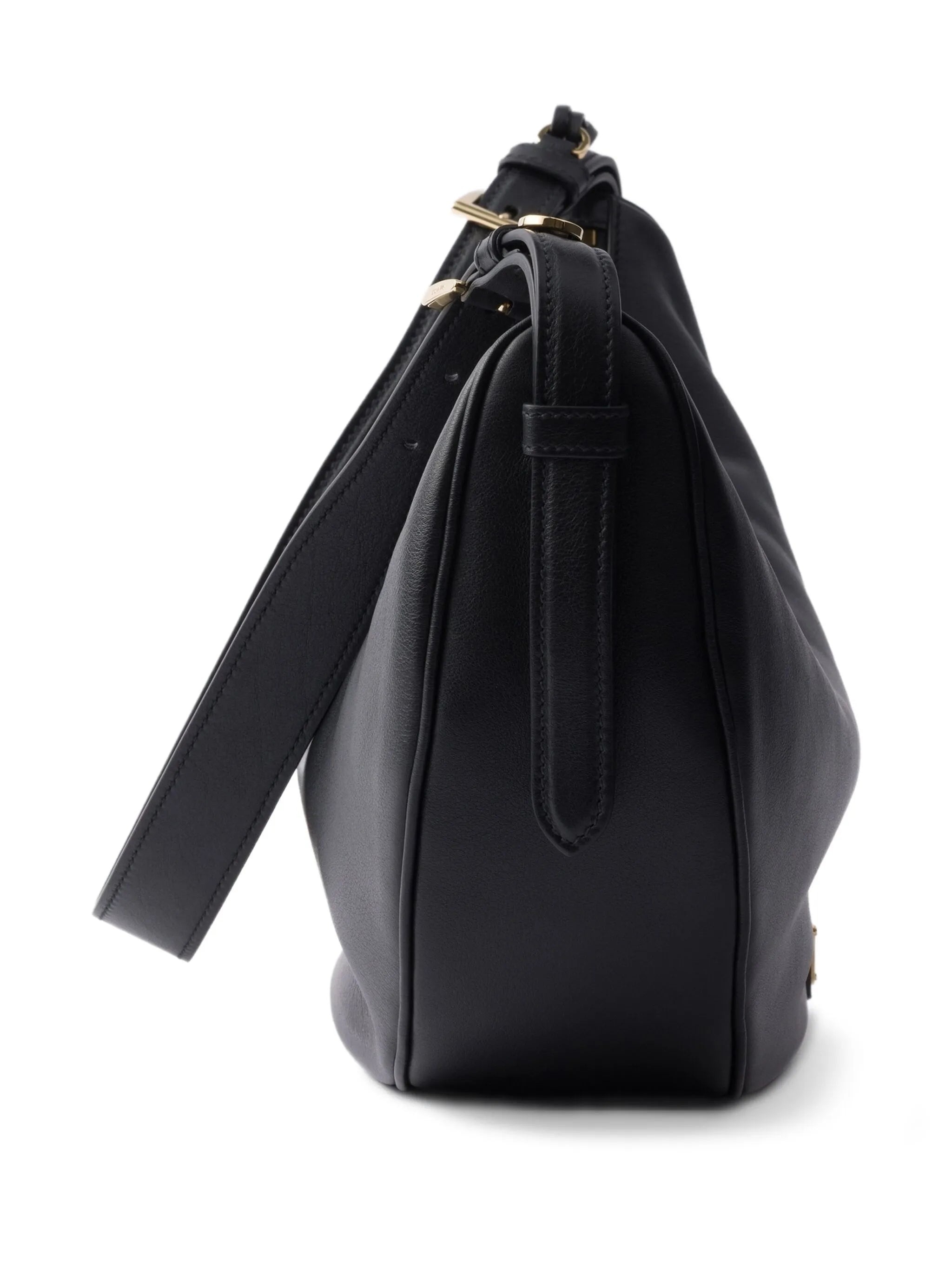 Prada Large Leather Shoulder Bag - 3