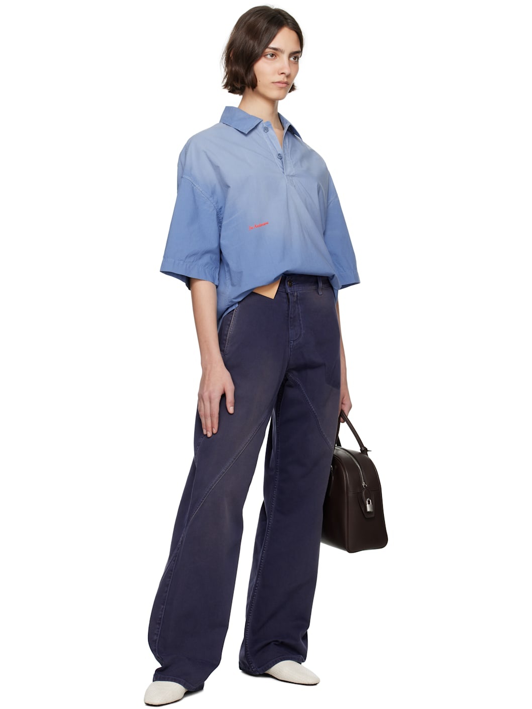 Blue Oversized Polo - 4