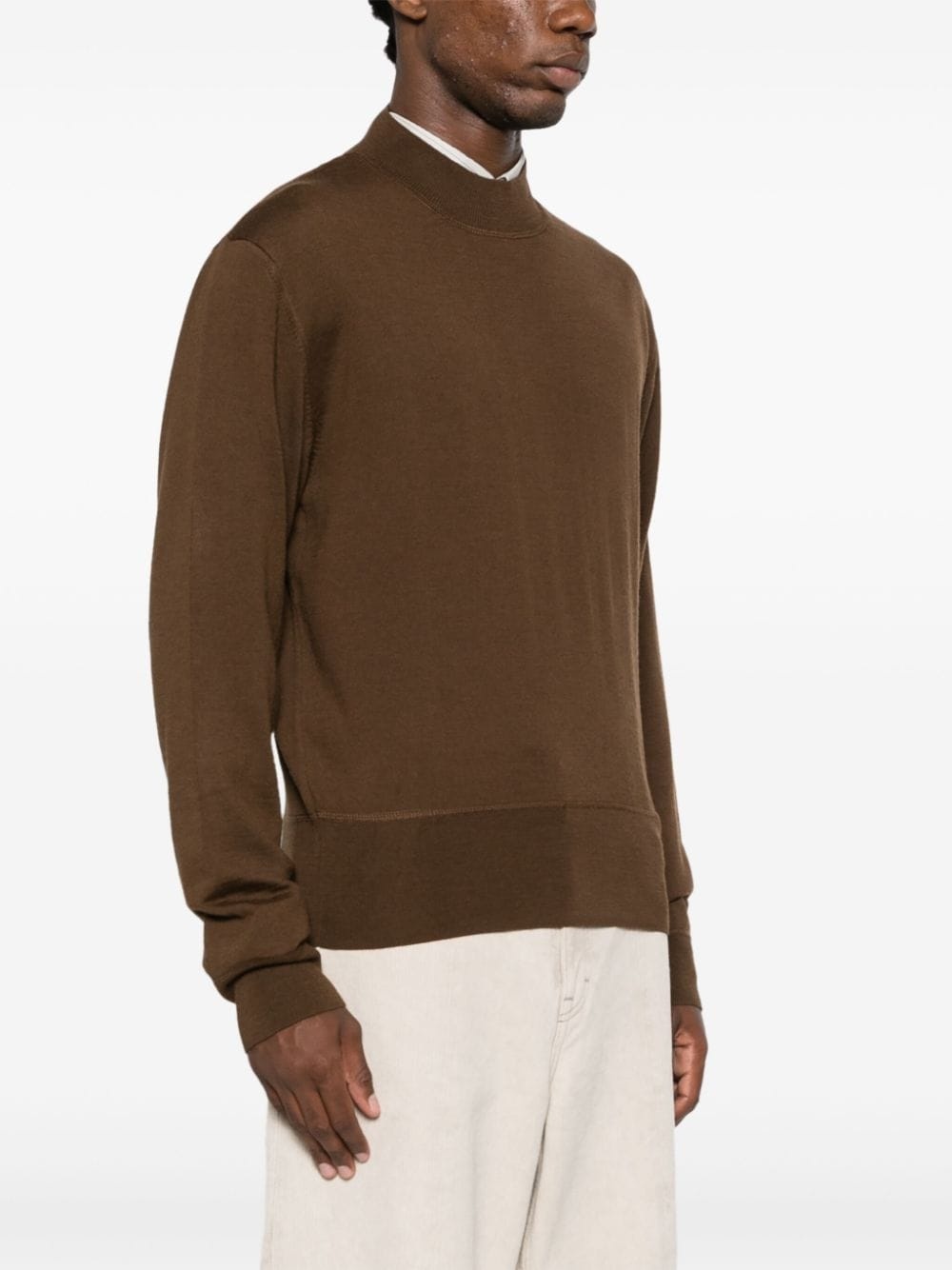 【送料&関税込】Lemaire Mock-neck Knitted Jumper 22801271_52872896_600.jpg