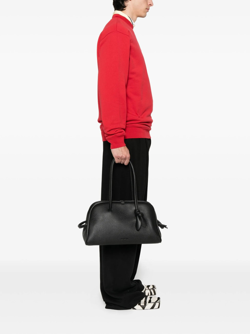 JACQUEMUS Tourism leather tote bag outlook