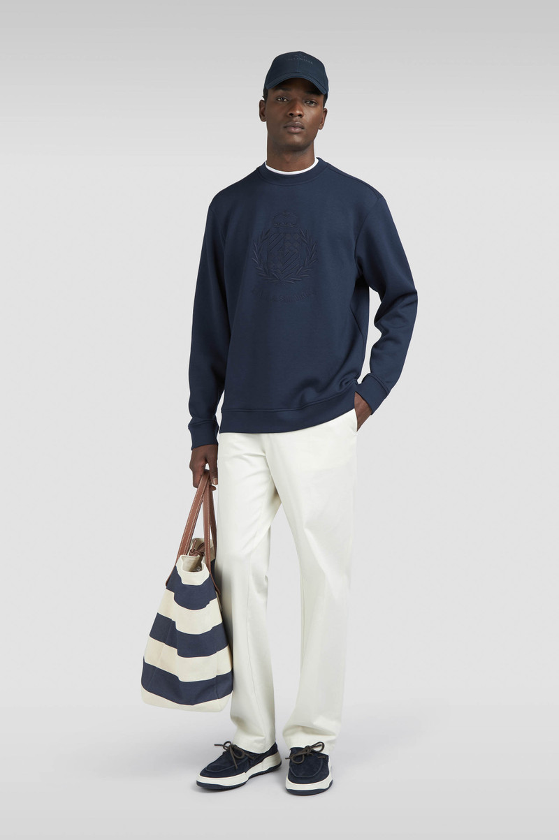 Paul & Shark SUPIMA® COTTON SWEATSHIRT WITH HERALDIC EMBROIDERY outlook
