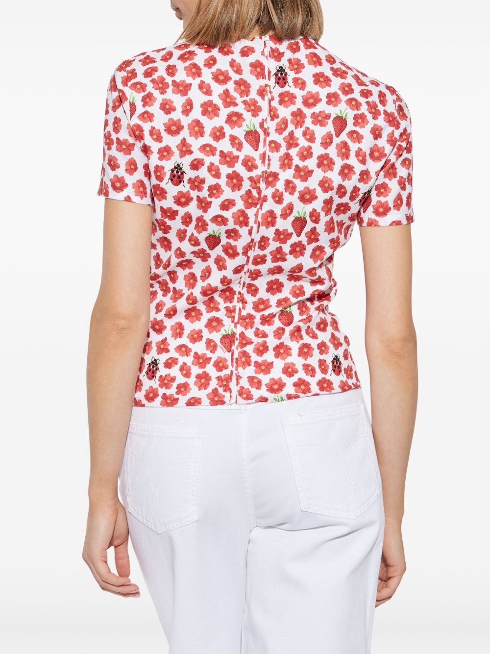 floral-print top - 4