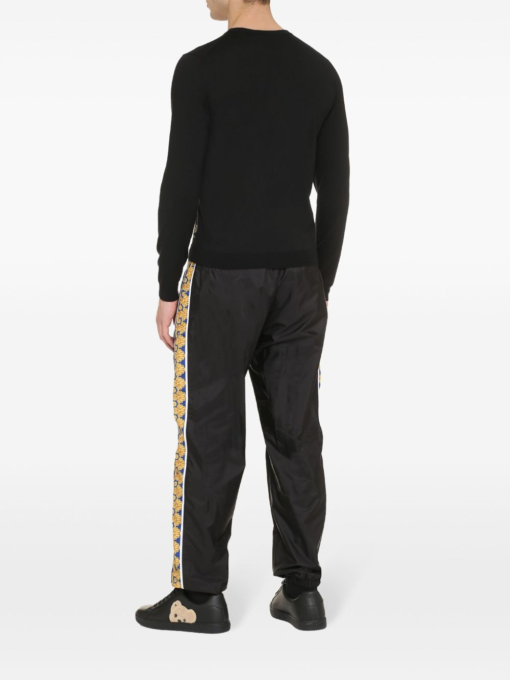 Horsebit-intarsia wool sweater - 3