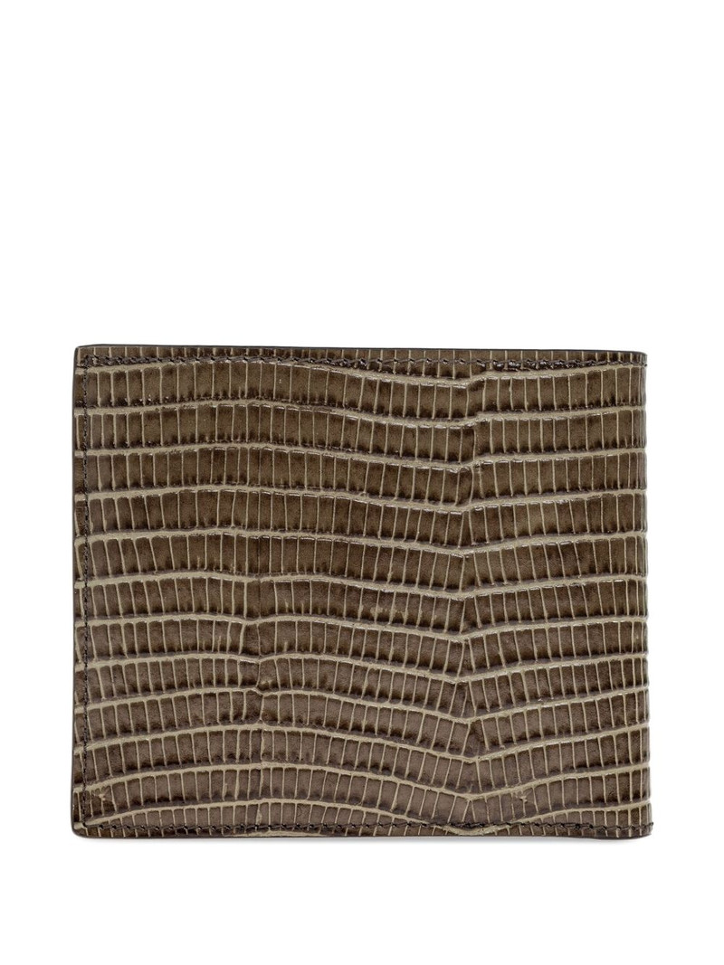 TOM FORD lizard-effect leather wallet outlook