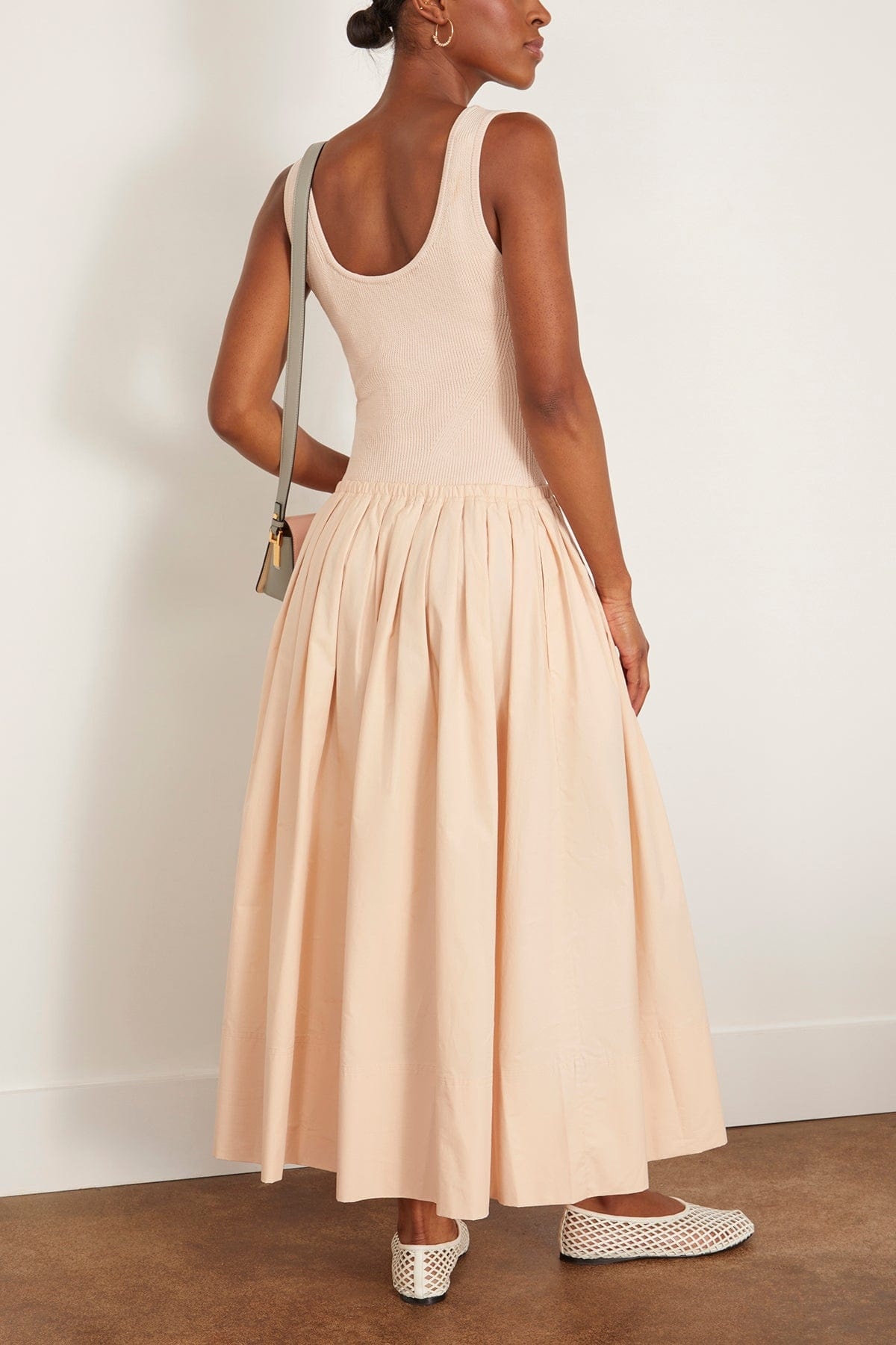 Tori Knit Dress in Light Rose - 2