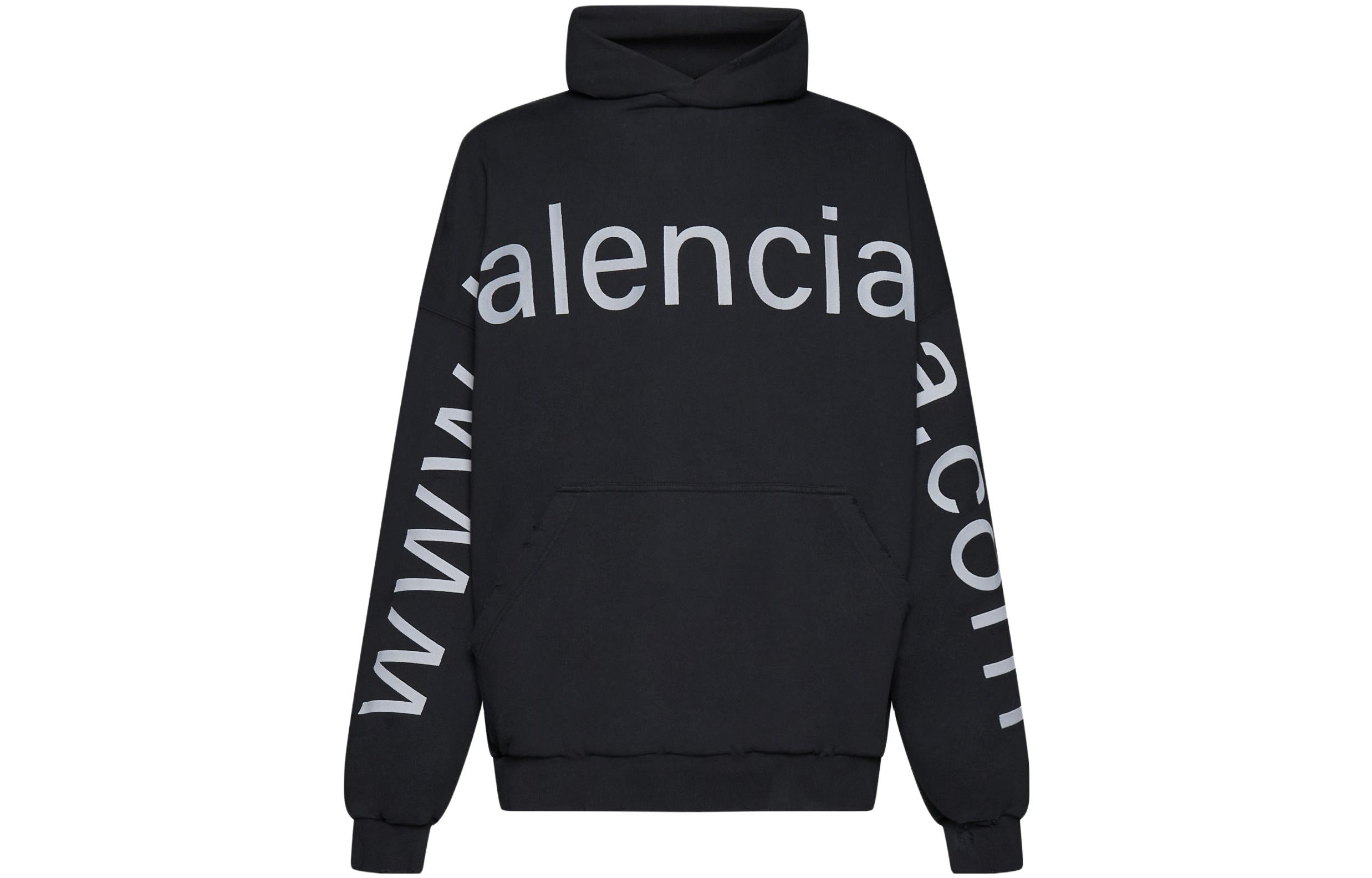 Balenciaga Bal.Com Popover Hoodie 'Black' 739024TOVN98151 - 3