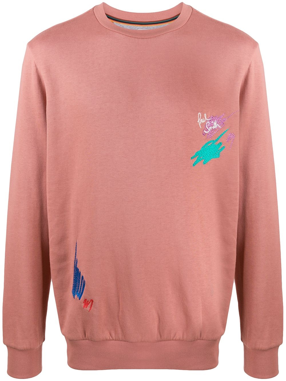 embroidered logo scrawl sweatshirt - 1