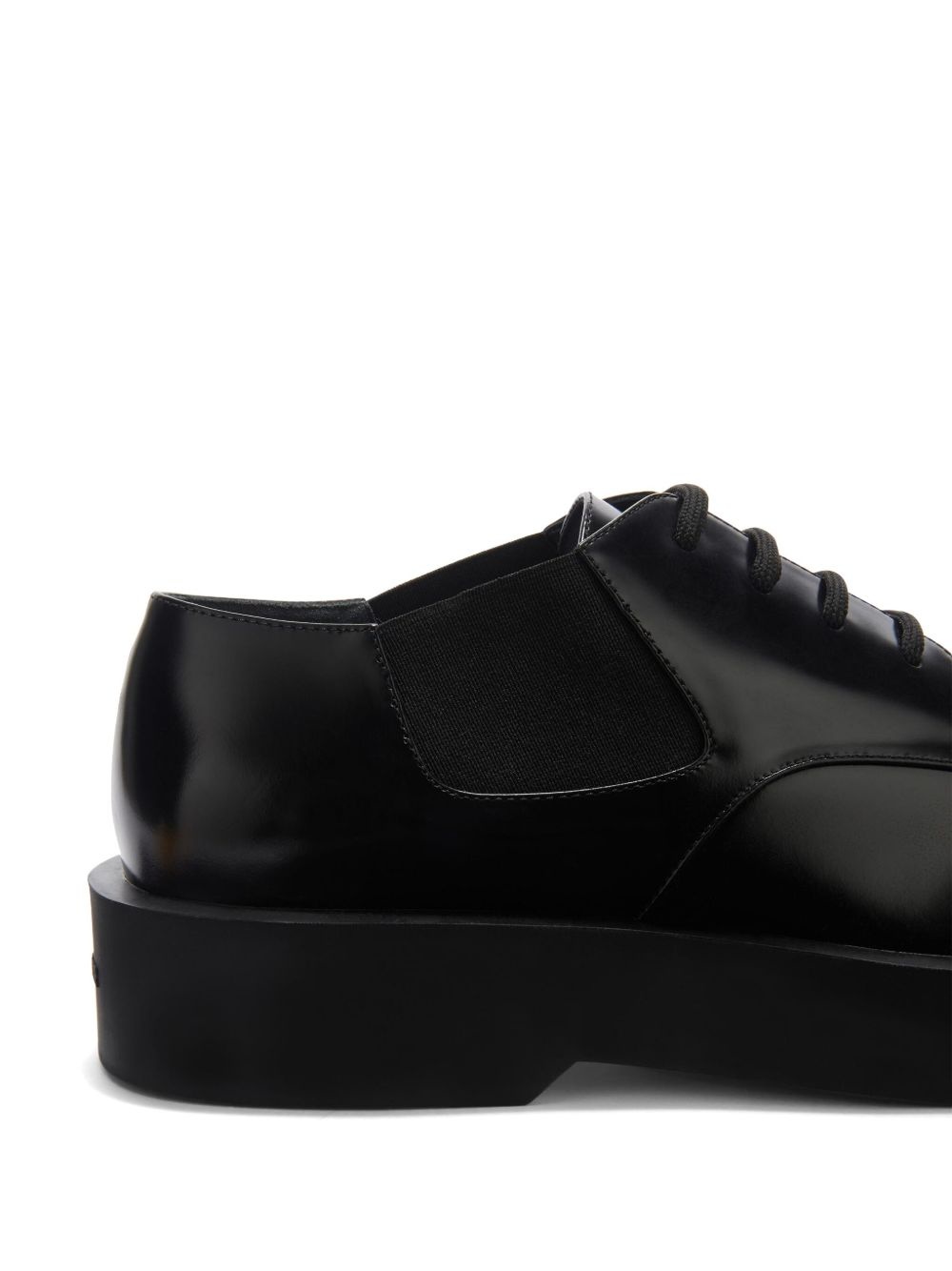 chunky-sole leather Derby shoes - 5