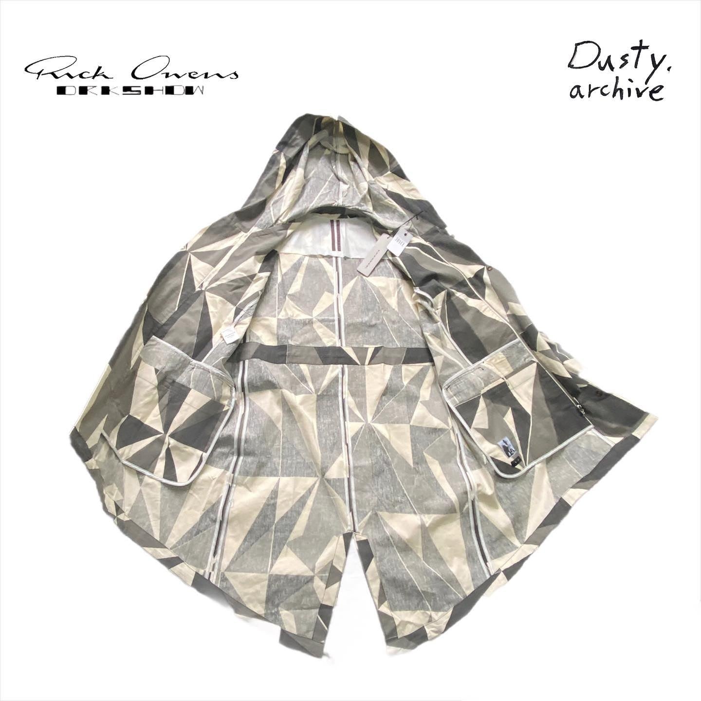 Rick owens BWNT drkshdw camo fishtail parka coat - 8