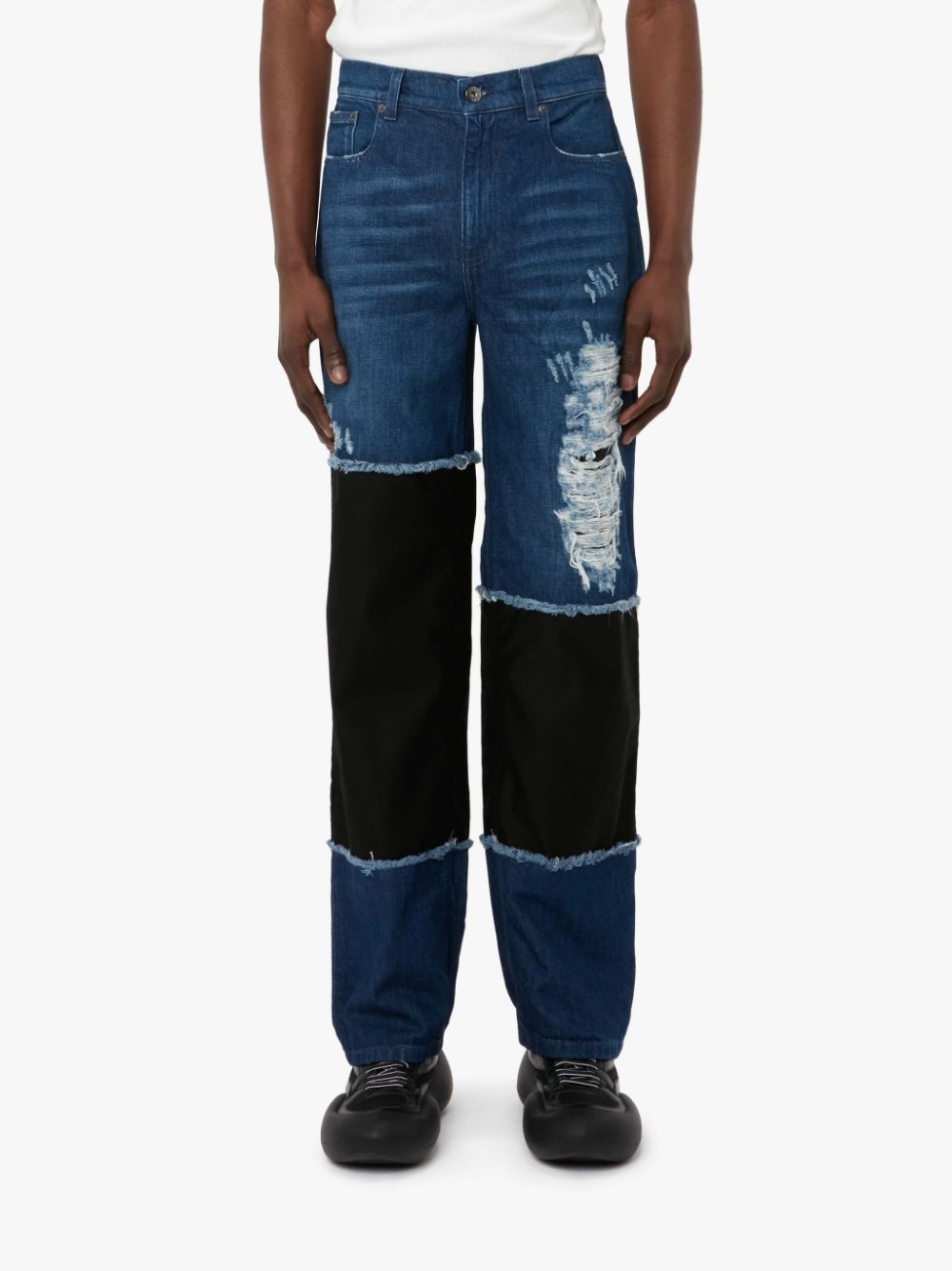 DISTRESSED DENIM JEANS - 2