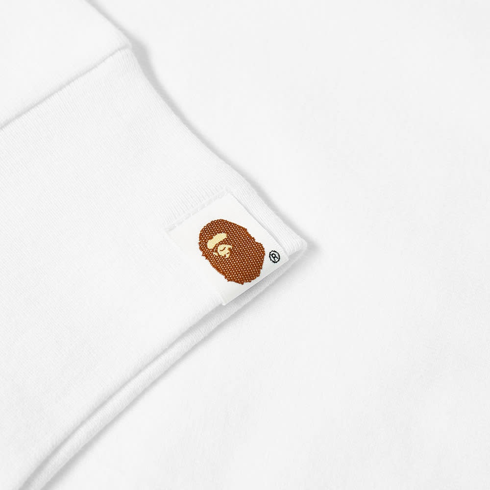 A Bathing Ape Long Sleeve Ape Head One Point Tee - 3