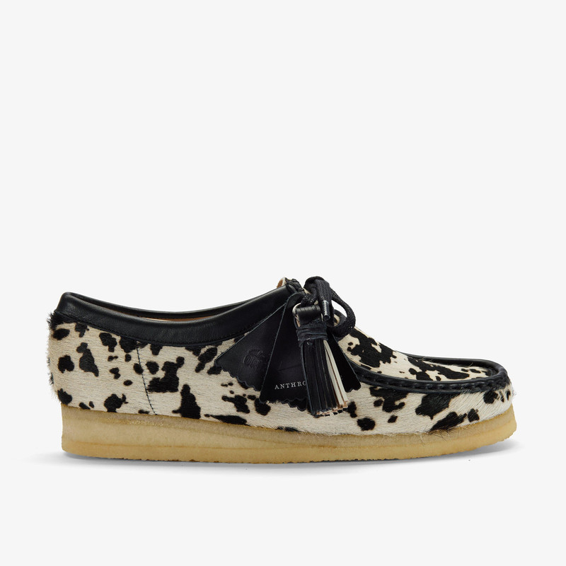 Anthropologie x Wallabee Black White Print 1