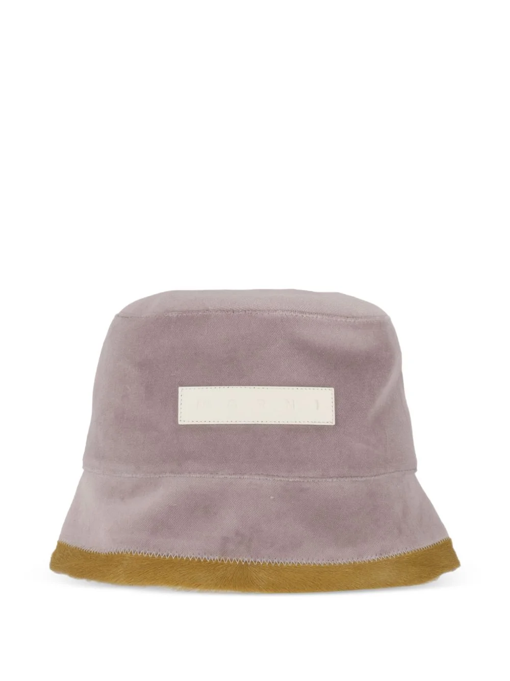logo-patch trim bucket hat - 1