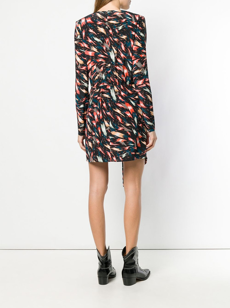 asymmetric printed dress 4