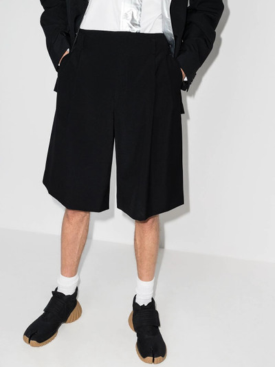 Comme des Garçons Homme Plus tailored knee-length shorts outlook