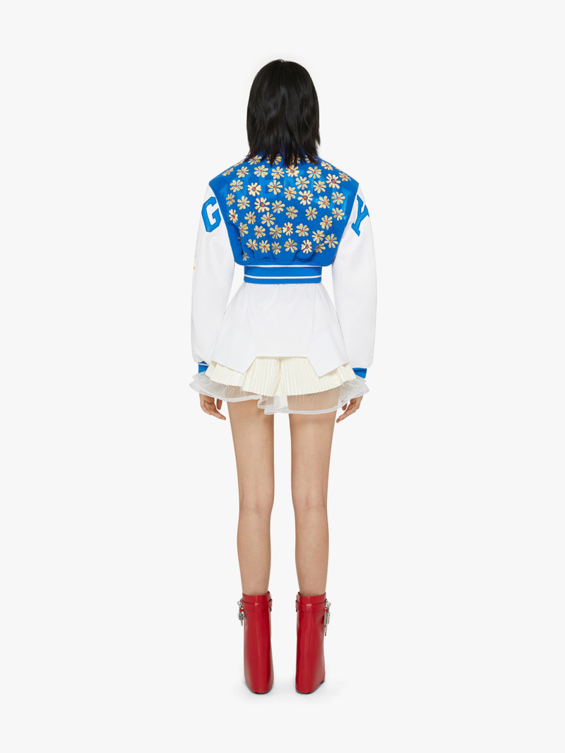 BOMBER JACKET IN WOOL WITH GIVENCHY EMBROIDERIES 4