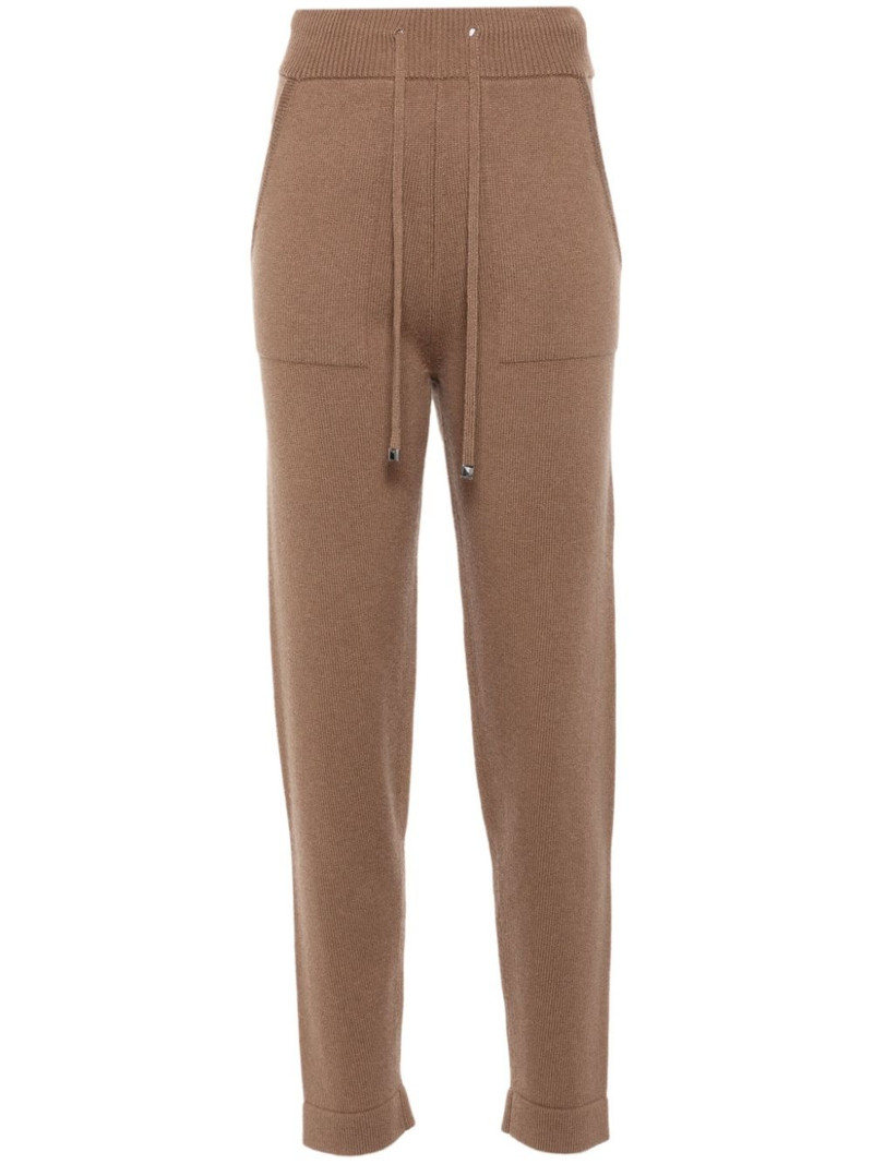 ribbed-knit track pants 1