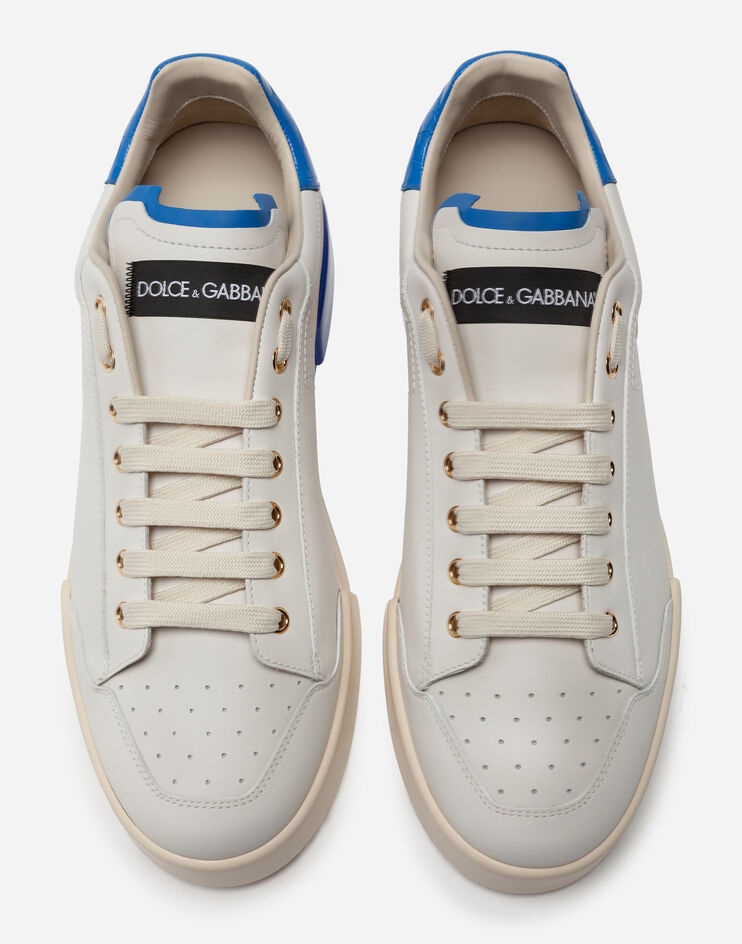 Calfskin nappa Portofino sneakers with painted sole - 4